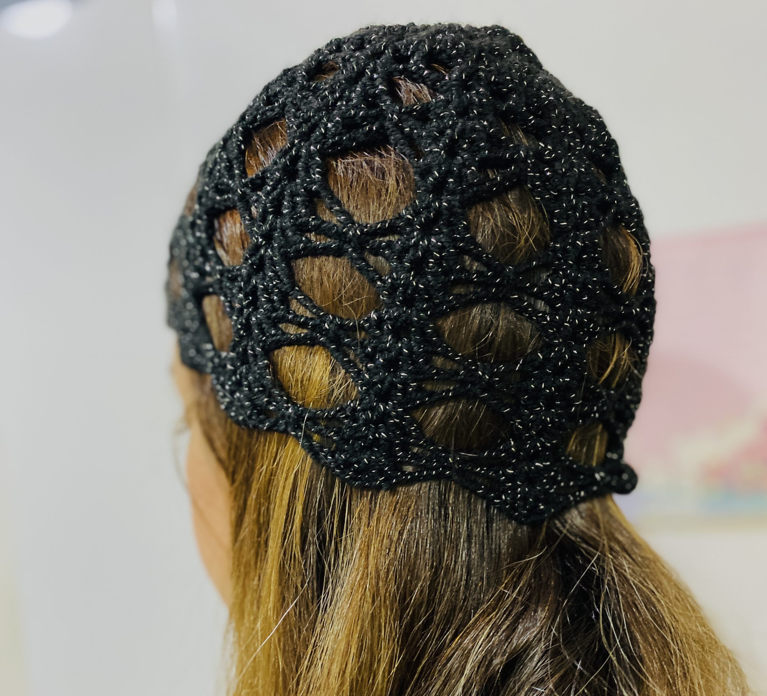 کلاه تور بافت شاین